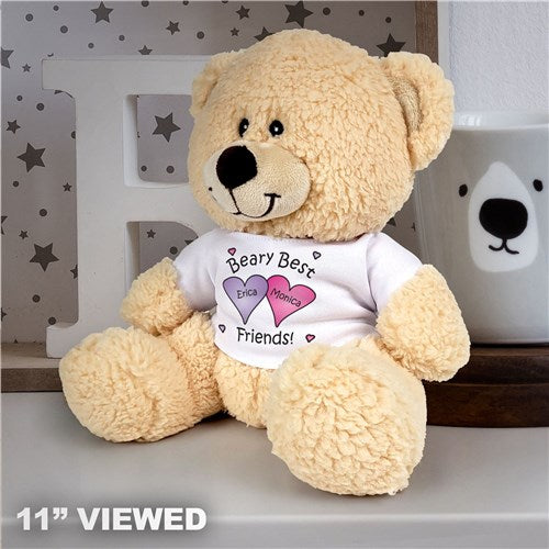 Personalized Teddy Bear Plush Beary Best Friends