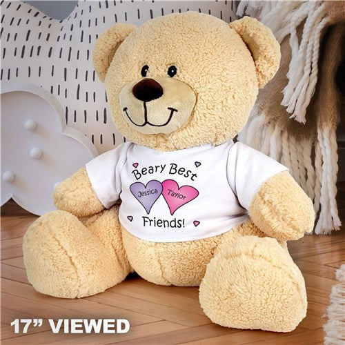 Personalized Teddy Bear Plush Beary Best Friends