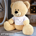 Personalized Teddy Bear Plush Couples Heart