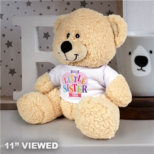 Personalized Teddy Bear Sister Plush