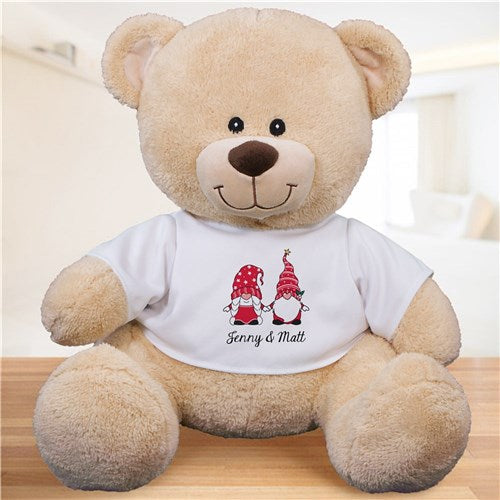 Personalized Plush Teddy Bear I Love You Gnome Matter What
