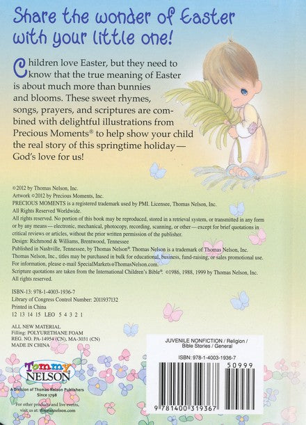 Precious Moments My Easter Bible Storybook