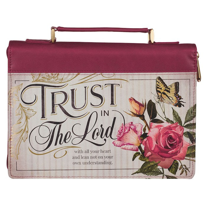 Trust In The Lord (Proverbs 3:5) Fashion Bible Cover Medium