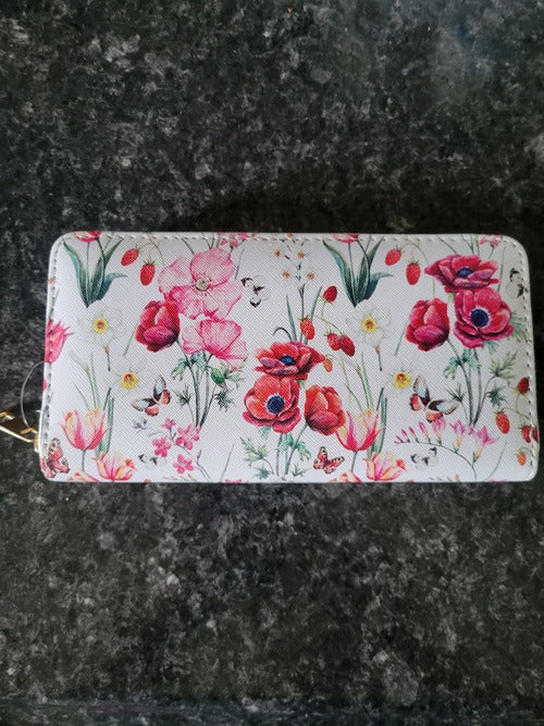 Ladies Floral Fashion Wallet #1