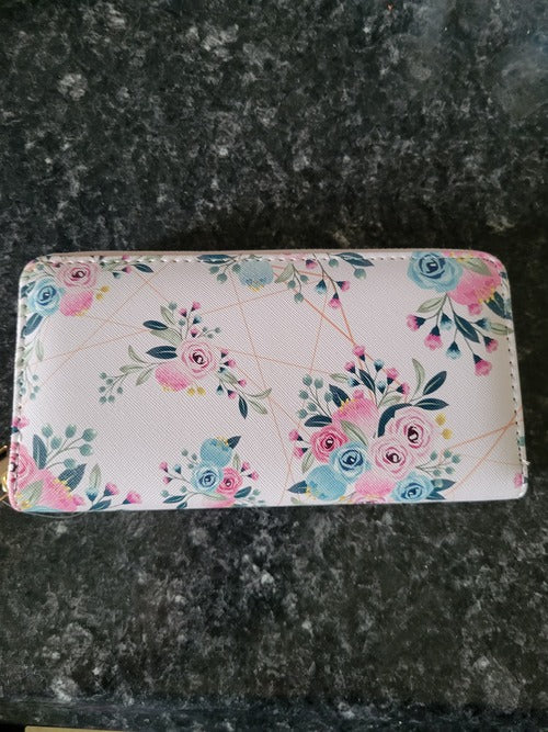 Ladies Floral Fashion Wallet #3